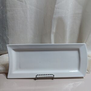 Sam & Squito By Xiahe Co Elegant White Rectangular Serving Dish